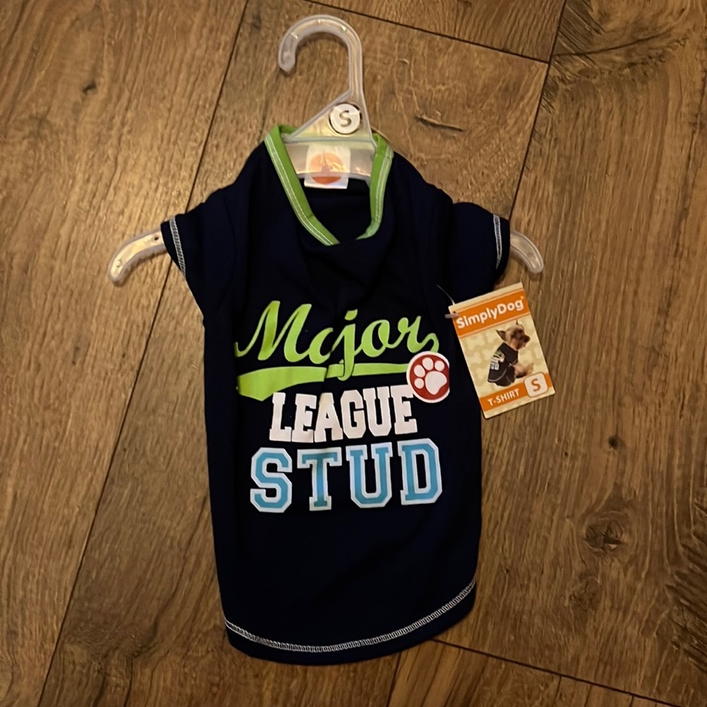 🐶 Simply Dog “Major League Stud” T-Shirt (Boy) Small